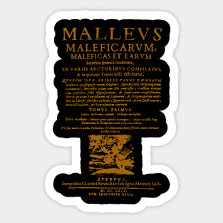 malleus maleficarum Sticker